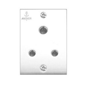 Anchor Penta 6A White Penta 3 Pin Socket Isi 38342 (Pack of 20)
