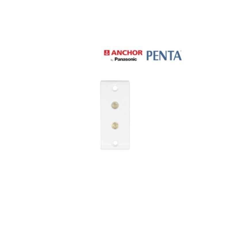 Anchor Penta 6A 2 Pin White Socket, 38331 (Pack of 20)